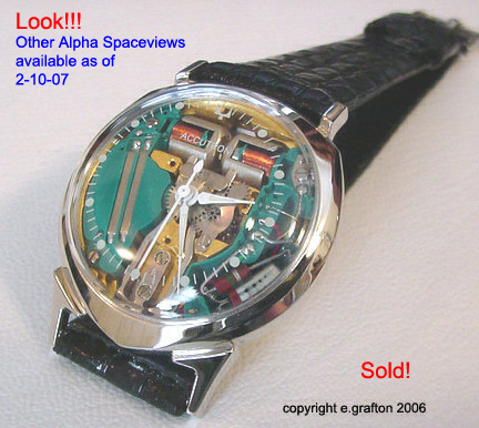 Accutron Spaceviews and Astronauts for sale, fully serviced