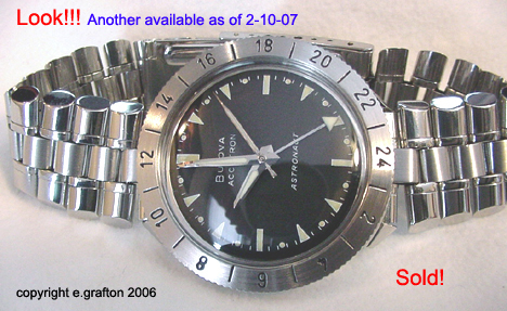 Accutron Spaceviews and Astronauts for sale, fully serviced