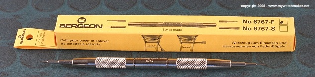 Bergeon 6767 F Springbar Tool made in Switzerland
