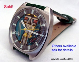 Accutron Spaceviews and Astronauts for sale, fully serviced
