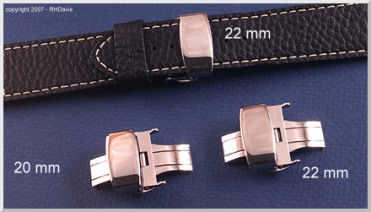 Premium deployant clasps in stainless steel