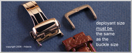 Premium deployant clasps in stainless steel and gold