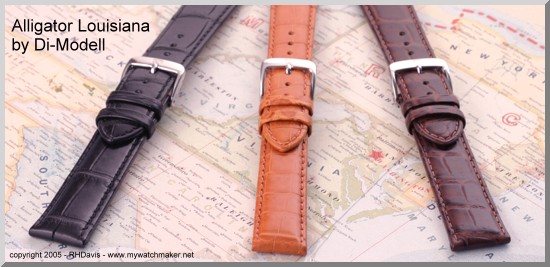 Di-Mode4ll Alligator Louisiana premium handmade watchstraps