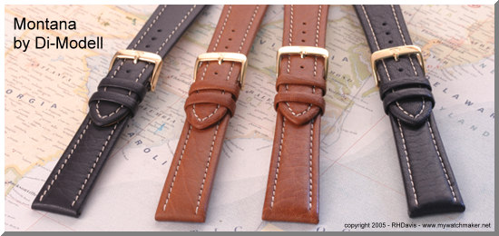 the Montana calfskin watch strap