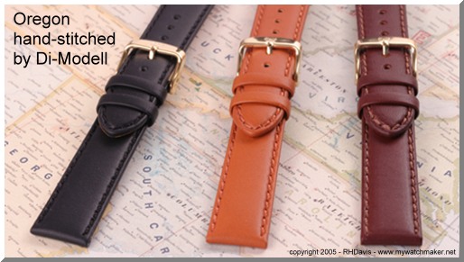 the Oregon calfskin watch strap