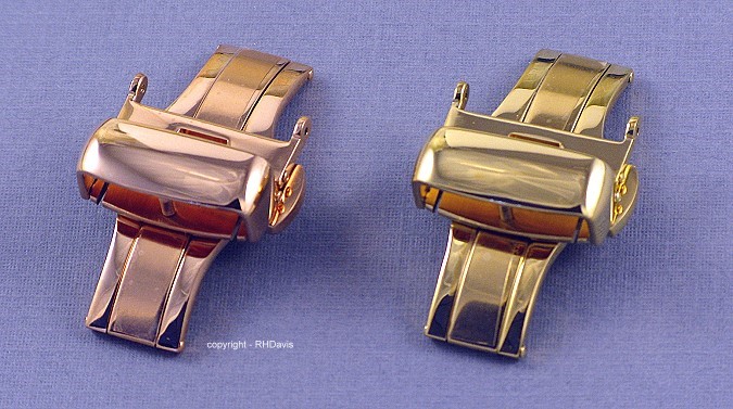 Gold-plated Deployant Clasps
