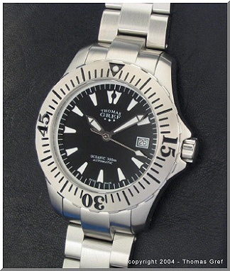 "Oceanic" 300 meter diver's watch by Thomas Gref