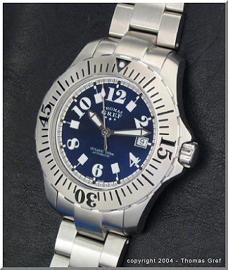 "Oceanic" 300 meter diver's watch by Thomas Gref